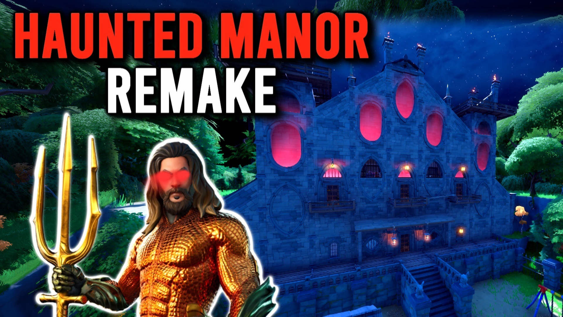 HAUNTED MANOR REMAKE FORTNITE - LE MANOIR HANTÉ