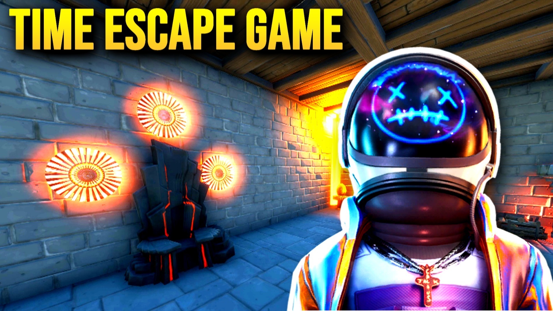 TIME ESCAPE GAME SUR FORTNITE ON TRAVERSE LE TEMPS